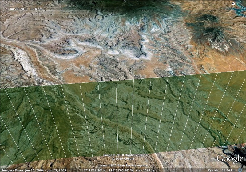flying-over-the-the-waterpocket-fold-notom-road-and-the-henry-mountains_4818458808_o